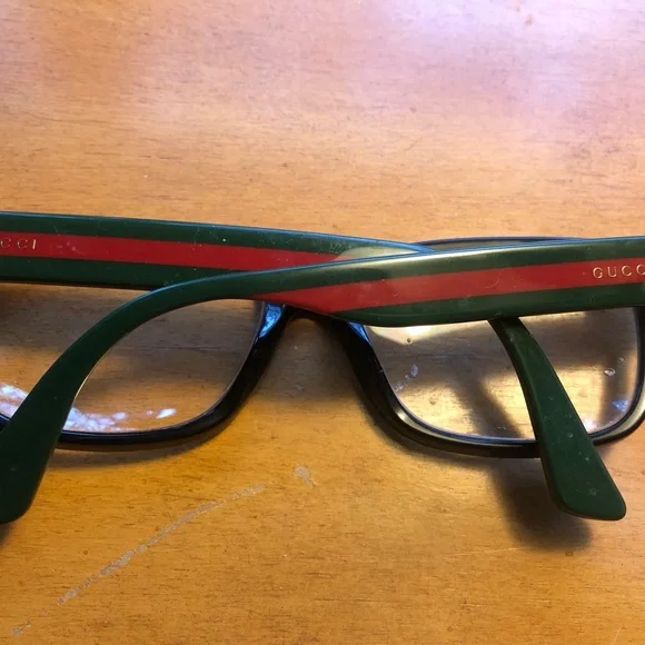 Gucci Green and Red Men's Glasses